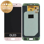 Samsung Galaxy J5 J530F (2017) - LCD Display + Touchscreen Front Glas (Pink) - GH97-20738D, GH97-20880D Genuine Service Pack