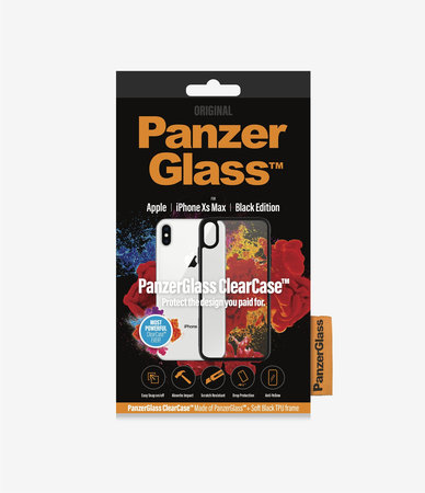 PanzerGlass - Fall ClearCase für iPhone XS Max, black