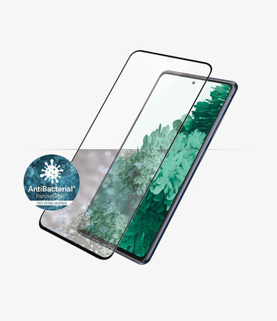 PanzerGlass - Gehärtetes Glas Case Friendly AB für Samsung Galaxy S21, Fingerprint komp., schwarz