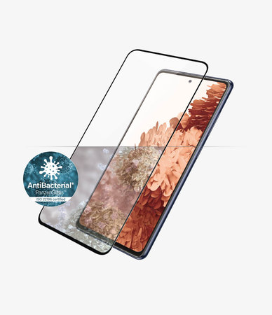 PanzerGlass - Gehärtetes Glas Case Friendly AB für Samsung Galaxy S21+, Fingerprint komp., schwarz