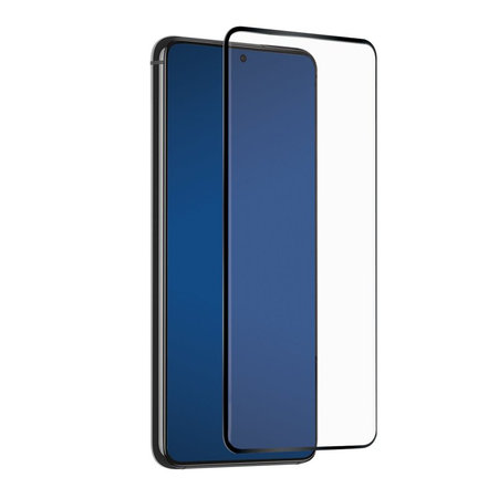 SBS - Gehärtetes Glas Full Cover für Samsung Galaxy S21, schwarz
