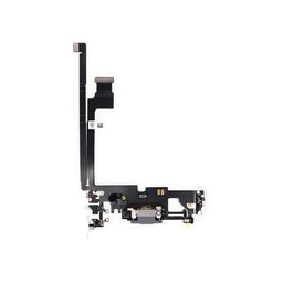 Apple iPhone 12 Pro Max - Ladestecker Ladebuchse + Flex Kabel (Graphite)