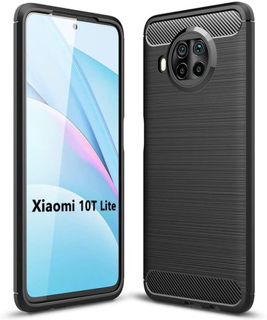 Tech-Protect - TPU Carbon Hülle für Xiaomi Mi 10T Lite, schwarz
