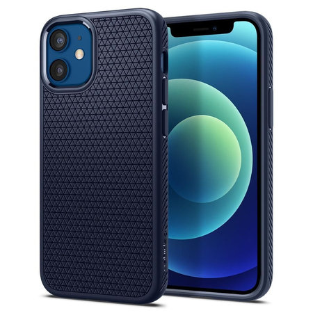 Spigen - Fall Liquid Air für iPhone 12 mini, blau