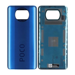 Xiaomi Poco X3 NFC - Akkudeckel (Cobalt Blue) - 55050000H46D Genuine Service Pack