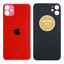 Apple iPhone 11 - Backcover Glas (Red)