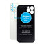 Apple iPhone 12 Pro - Backcover Glas Vergrössertes Ringloch für die Kamera (Silver)