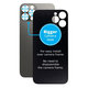 Apple iPhone 12 Pro - Backcover Glas Vergrössertes Ringloch für die Kamera (Graphite/Grey)