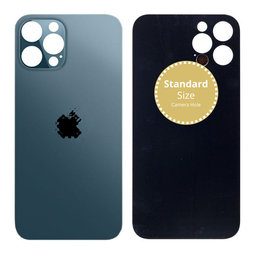 Apple iPhone 12 Pro Max - Backcover Glas (Blue)
