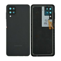 Samsung Galaxy A12 A125F - Akkudeckel (Black) - GH82-24487A Genuine Service Pack