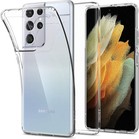 Spigen - Liquid Crystal Case für Samsung Galaxy S21 Ultra, transparent