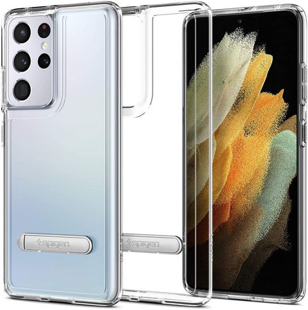 Spigen - Hülle Ultra Hybrid S für Samsung Galaxy S21 Ultra, transparent