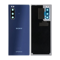 Sony Xperia 5 - Akkudeckel (Blue) - 1319-9509 Genuine Service Pack
