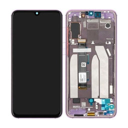 Xiaomi Mi 9 SE M1903F2G - LCD Display + Touchscreen Front Glas + Rahmen (Lavender Violet) - 5612100040B6 Genuine Service Pack