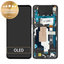 Asus Zenfone 7 ZS670KS, 7 Pro ZS671KS - LCD Display + Touchscreen Front Glas + Rahmen (Aurora Black) - 90AI0021-R20010 Genuine Service Pack
