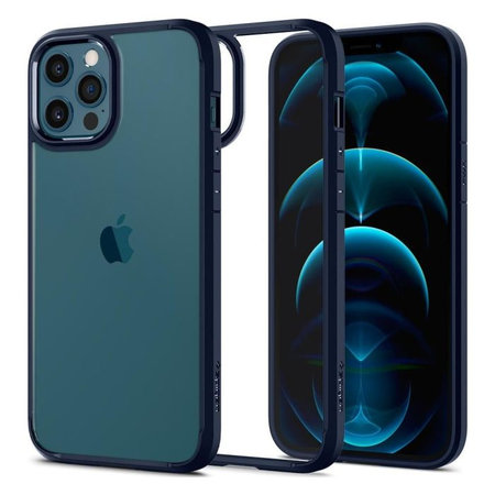 Spigen - Hülle Ultra Hybrid für iPhone 12 Pro Max, blau