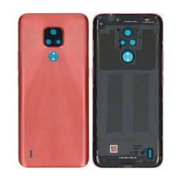 Motorola Moto E7 XT2095 - Akkudeckel (Satin Coral) - 5S58C17916, S948C93753 Genuine Service Pack