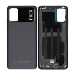 Xiaomi Poco M3 - Akkudeckel (Power Black) - 55050000L39X Genuine Service Pack