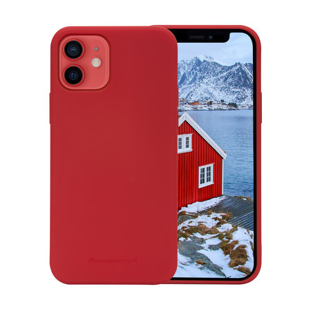 dbramante1928 - Hülle Greenland für iPhone 12/12 Pro, bonbonrot