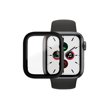 PanzerGlass - Gehärtetes Glas Full Body AB für Apple Watch 4, 5, 6, SE (1st gen) und SE (2nd gen) 40mm, schwarz