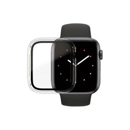 PanzerGlass - Gehärtetes Glas Full Body AB für Apple Watch 4, 5, 6, SE (1st gen) und SE (2nd gen) 44mm, transparent