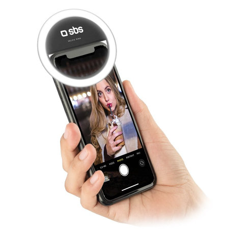 SBS - Selfie Round Light für Smartphone