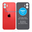 Apple iPhone 12 - Backcover Glas Vergrössertes Ringloch für die Kamera (Red)