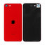 Apple iPhone SE (2nd Gen 2020) - Backcover Glas + Rückfahrkameraglas (Red)