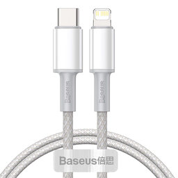 Baseus - Lightning / USB-C Kabel (1m), weiß