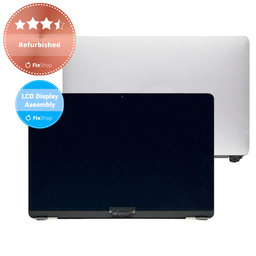 Apple MacBook Air 13" A1932 (2019), 13" A2179 (2020) - LCD Display + Frontglas + Abdeckung (Silver) Refurbished