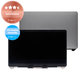 Apple MacBook Air 13" A2337 (2020) - LCD Display + Frontglas + Abdeckung (Space Gray) Refurbished