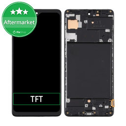 Samsung Galaxy A71 A715F - LCD Display + Touchscreen Front Glas + Rahmen TFT