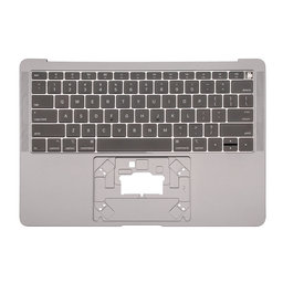 Apple MacBook Air 13" A1932 (2018 - 2019) - Oberer Rahmen Tastatur + Tastatur US (Space Gray)