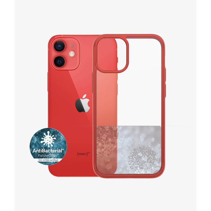 PanzerGlass - Fall ClearCase AB für iPhone 12 mini, red