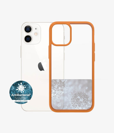 PanzerGlass - Fall ClearCase AB für iPhone 12 mini, orange