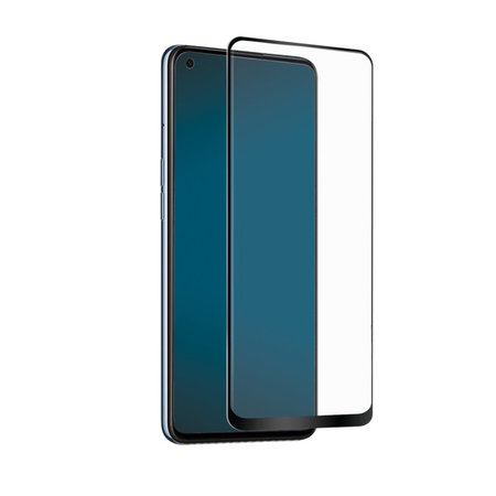 SBS - Gehärtetes Glas Full Cover für Oppo Reno 5 5G, schwarz