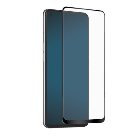 SBS - Gehärtetes Glas Full Cover für Oppo Reno 5Z 5G, schwarz