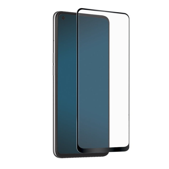SBS - Gehärtetes Glas Full Cover für Oppo Reno 5Z 5G, schwarz