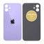 Apple iPhone 12 - Backcover Glas (Purple)