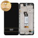 Xiaomi Redmi Note 10 5G - LCD Display + Touchscreen Front Glas + Rahmen (Graphit Gray) - 5600020K1900 Genuine Service Pack