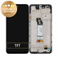 Xiaomi Redmi Note 10 5G - LCD Display + Touchscreen Front Glas + Rahmen (Graphit Grey) - 5600020K1900 Genuine Service Pack