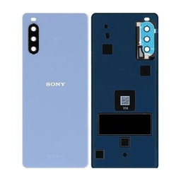 Sony Xperia 10 III - Akkudeckel (Blue) - A5034099A Genuine Service Pack