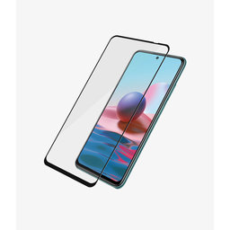 PanzerGlass - Gehärtetes Glas Case Friendly für Xiaomi Redmi Note 10, 10S, schwarz