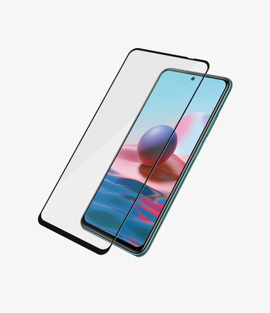 PanzerGlass - Gehärtetes Glas Case Friendly für Xiaomi Redmi Note 10, 10S, schwarz