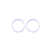 Apple iPhone 11, 12, 12 mini - Rückfahrkamera Schieberahmen (Purple) - 2Stk.