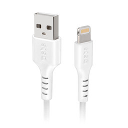 SBS - Lightning / USB Kabel (3m), weiß