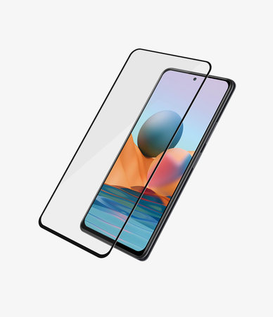 PanzerGlass - Gehärtetes Glas Case Friendly für Xiaomi Redmi Note 10 Pro, 10 Pro Max, Mi 11i und Poco F3, schwarz