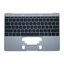 Apple MacBook 12" A1534 (Early 2015 - Mid 2017) - Oberer Rahmen Tastatur + Tastatur US (Space Gray)