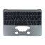 Apple MacBook 12" A1534 (Early 2015 - Mid 2017) - Oberer Rahmen Tastatur + Tastatur UK (Space Gray)