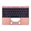 Apple MacBook 12" A1534 (Early 2015 - Mid 2017) - Oberer Rahmen Tastatur + Tastatur US (Rose Gold)